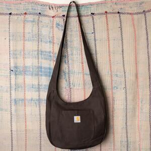 Upcycled handmade carhartt sling bag